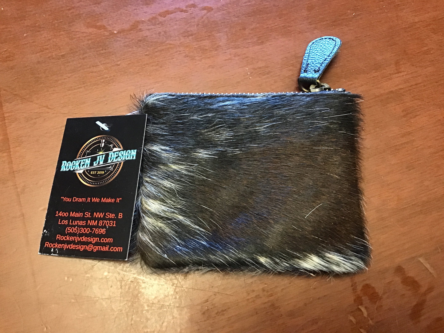 Hair On Coin Pouch