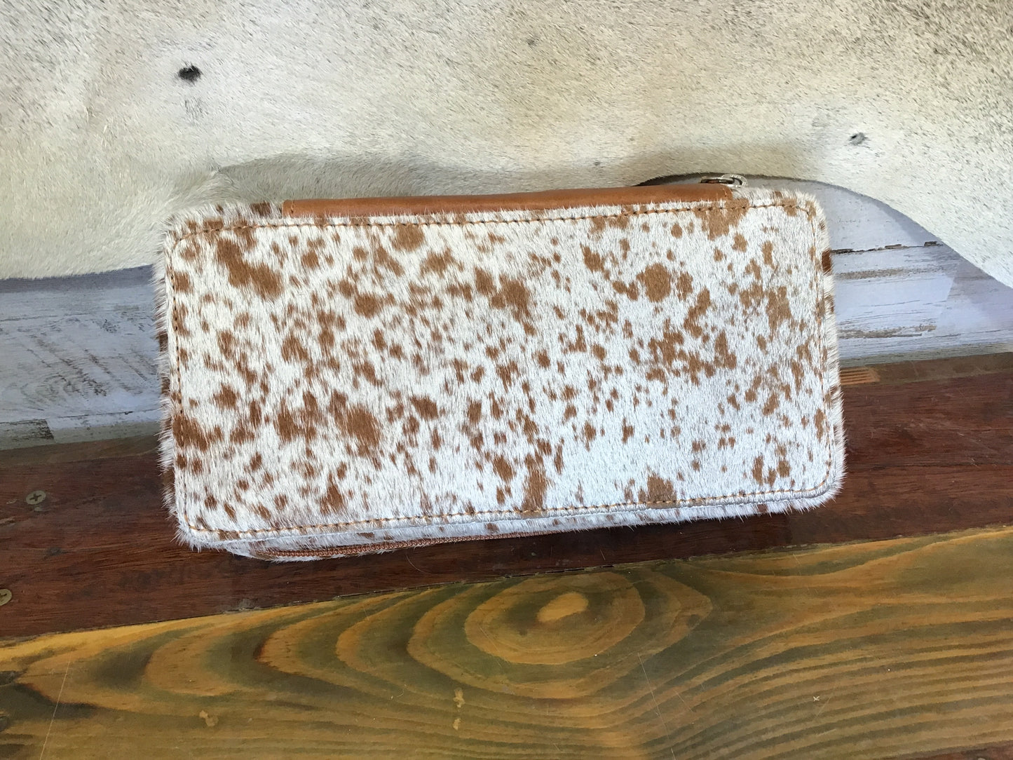 Rectangle Cowhide Jewelry Case