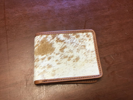 Cowhide Half Fold Wallet