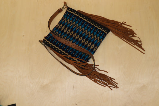 Saddle Blanket w/ Fringe Crossbody