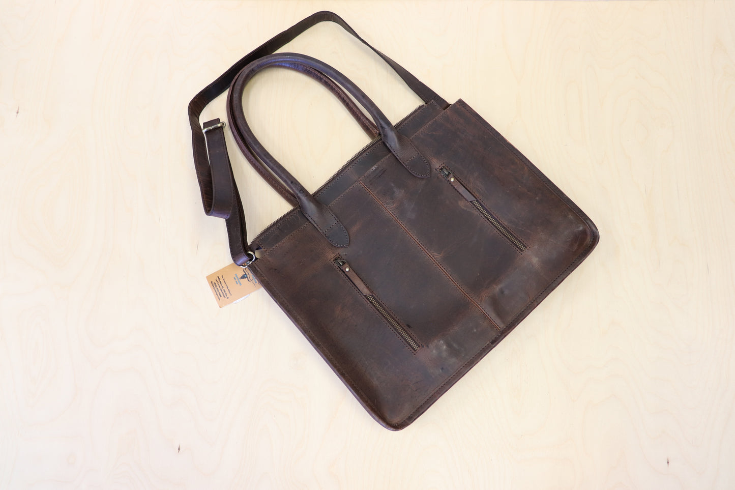 CC Cowhide/ Tooled Shoulder Purse