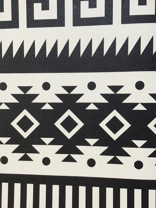 Southwest Blk/White Kitchen Mat