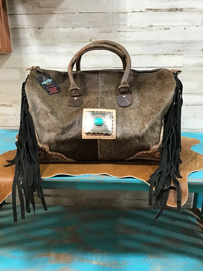 Turq Stone Fringe Weekender