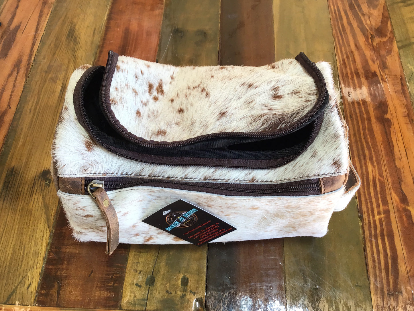 Cowhide Toiletry Bag