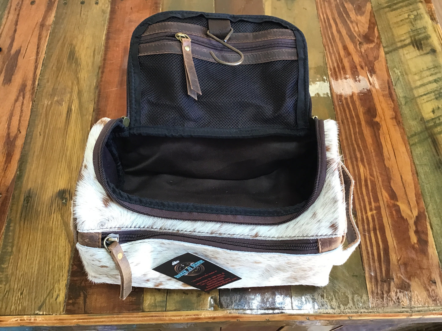 Cowhide Toiletry Bag