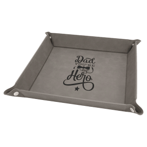 Leatherette Tray9"x9"