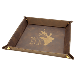 Leatherette Tray9"x9"