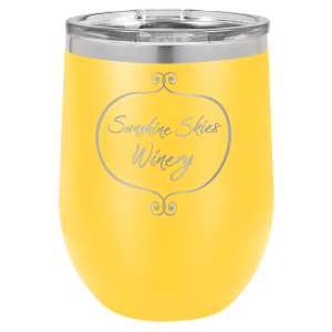 12 oz Stemless Wine Tumbler