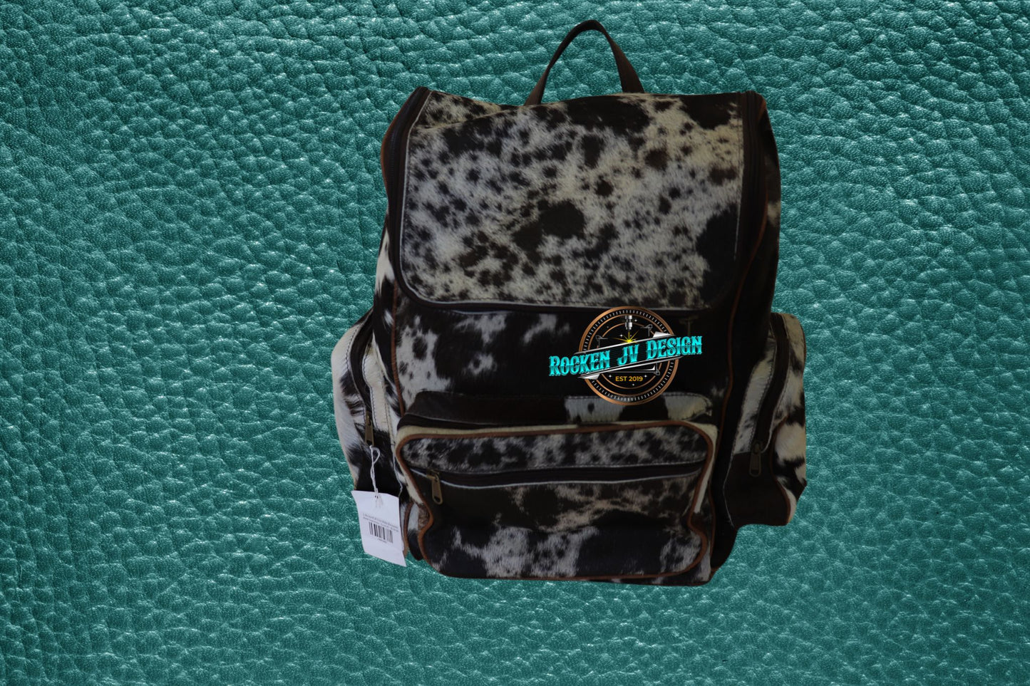 5 Pocket Full Cow Hide Backpack